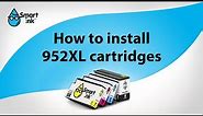 How to install HP 952XL compatible ink cartridges?