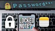 How to Reset iPhone Notes Password if Forgotten