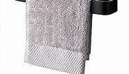KES Hand Towel Bar 10 Inch Wall Mount Bathroom Towel Hanger Kitchen Dish Cloth Holder Shoe Rack Organizer Aluminum Matte Black Finish, A4300S25-BK
