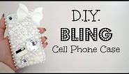 DIY Bling 3D Cell Phone Case!