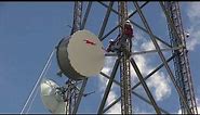 Installing a 6 ft 5.5-7 Ghz Microwave dish on tower