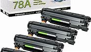 greencycle 4 PK Compatible Black Laser Toner Cartridges Replacement for HP CE278A 78A Compatible for HP Laserjet P1606dn P1566 M1536dnf M1536 MFP P1606 P1560 P1600 Printer