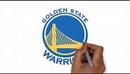 HOW TO DRAW GOLDEN STATE WARRIORS LOGO