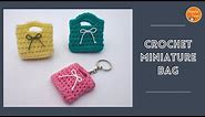 Easy Crochet Bag Keychain for Beginners | Crochet Mini Bag Pouch