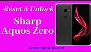 How to Reset & Unlock Sharp Aquos Zero