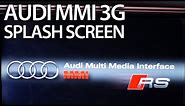 How to change splash screen Audi MMI 3G (A1 A4 A5 A6 A7 A8 Q3 Q5 Q7) welcome boot logo