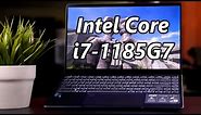 Intel Core i7-1185G7 review! Running beyond the 28W maximum in Intel's reference laptop design!