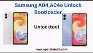 Samsung MTK A04e A042f,A04 A045f Unlock Bootloader unlocktool