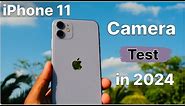 I Tested iPhone 11 Camera in 2024🔥 - Detailed Camera Test in Hindi⚡️