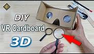 How To Make Simply VR Cardboard At Home | DIY VR 3D