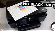 Repairing an HP PhotoSmart 6525 Printer Not Printing Black Ink