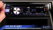 JVC KD-R740BT Car Stereo | iPod, iPhone & Android Ready w/ Bluetooth
