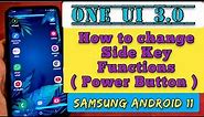 how to change power button settings for Samsung Galaxy Android 11 phone