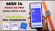 Full Changelog | MIUI 14 Update For Redmi Note 9 Pro/Pro Max & Poco M2 Pro