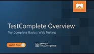 TestComplete Overview | TestComplete Basics: Web Testing