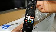 Hitachi Smart TV unboxing & set up & test vs LG