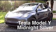 Tesla Model Y Color Comparison (Midnight Silver White Interior)