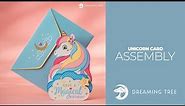 SVG File - Unicorn Card - Assembly Tutorial