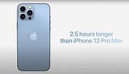 iPhone 13 Pro Max Gets Nearly 10 Hours of Battery Life in Continuous Usage Test