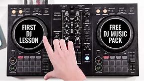 Beginner DJ Lesson - How To DJ On The DDJ-400 - Perform Your First Mix With Our FREE DJ Music Pack