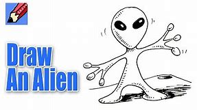 How to Draw an Alien Real Easy