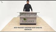 How to Set Up a Trade Show Counter with Shelves | Product Assembly | Displays2go®