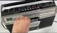 NOW SOLD Vintage National Panasonic Radio Cassette Player RS 462S