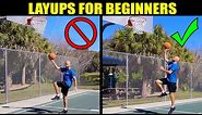 How To Shoot A Layup For Beginners! Basketball Basics [SECRETS]