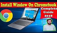How To Install Windows On Chrome Book 2018