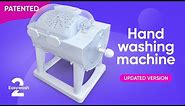 Wash and dry your clothes in 5 minutes manual washing machine !!!