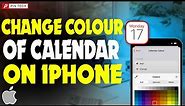 How to Change Calendar Colors on iPhone : Bringing Life to Your iPhone Calendar