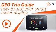 GEO Trio Guide - How to use your smart meter in-home display