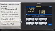How To Use Hioki LCR Meter IM3536 : Measuring the Inductance of Inductors or Coils
