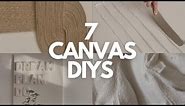 7 CANVAS DIYS | TEXTURED ART IDEAS YOU ACTUALLY WANT TO TRY 😍🤍