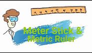 Metric System - Using a meter stick and ruler