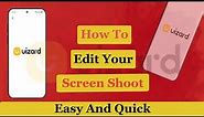 How To Edit Your Screenshot | Screenshot Edit | Edit Your Full Screenshot | Technical-ARO