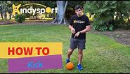 How to Kick a Soccer Ball for kids | Easy fundamental movement skills for preschoolers