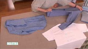 How to Fold a Button-Down Shirt | Martha Stewart