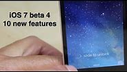 iOS 7 beta 4: 10 new features