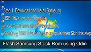 How to Samsung Galaxy Tab Pro SM T520 Firmware Update (Fix ROM)