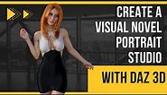 Create a visual novel portrait studio with DAZ Studio