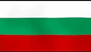 Evolución de la Bandera Ondeando de Bulgaria - Evolution of the Waving Flag of Bulgaria