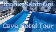 Iconic Santorini Cave Boutique Hotel in Imerovigli - Walk Through Tour