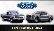 Ford F150 Evolution (1974 - 2022) | Ford F150 Then And Now