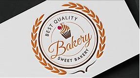 How to Create Bakery Logo Design illustrator cc||Food logo design tutorial||Rasheed RGD
