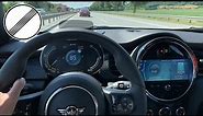 MINI Cooper SE | Autobahn | TopSpeed POV Drive | Electric Car | Facelift