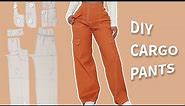 How to Sew CARGO PANTS With Pockets | Detailed Pattern & Sewing Tutorial