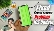 😥 iPhone Green Screen Problem | iPhone Green lines on Screen | iPhone 13 Green Screen Issue |