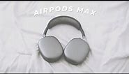 AIRPODS MAX UNBOXING | space gray, lofi music, asmr