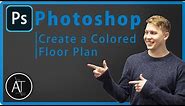 How to Create a Colored Floor Plan | PHOTOSHOP FOR ARCHITECTS